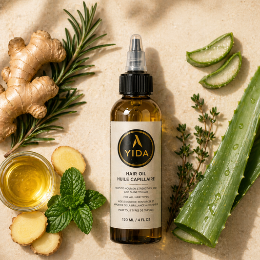 YIDA Huile Capillaire – Huile Botanique de Croissance & Réparation Profonde (120 ml)